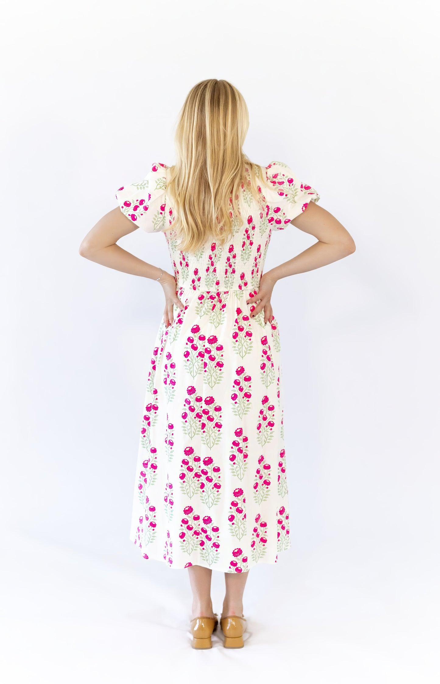 Tabbie Floral Midi Dress