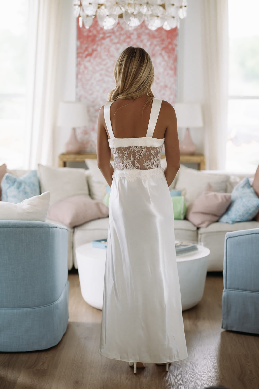 Ivory Bloom Lace Maxi Dress - Ivory