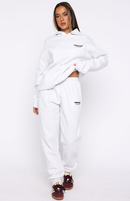 Club 14 Izzy Oversized Hoodie Grey Marle