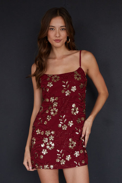 Erica Sequin Mini Dress
