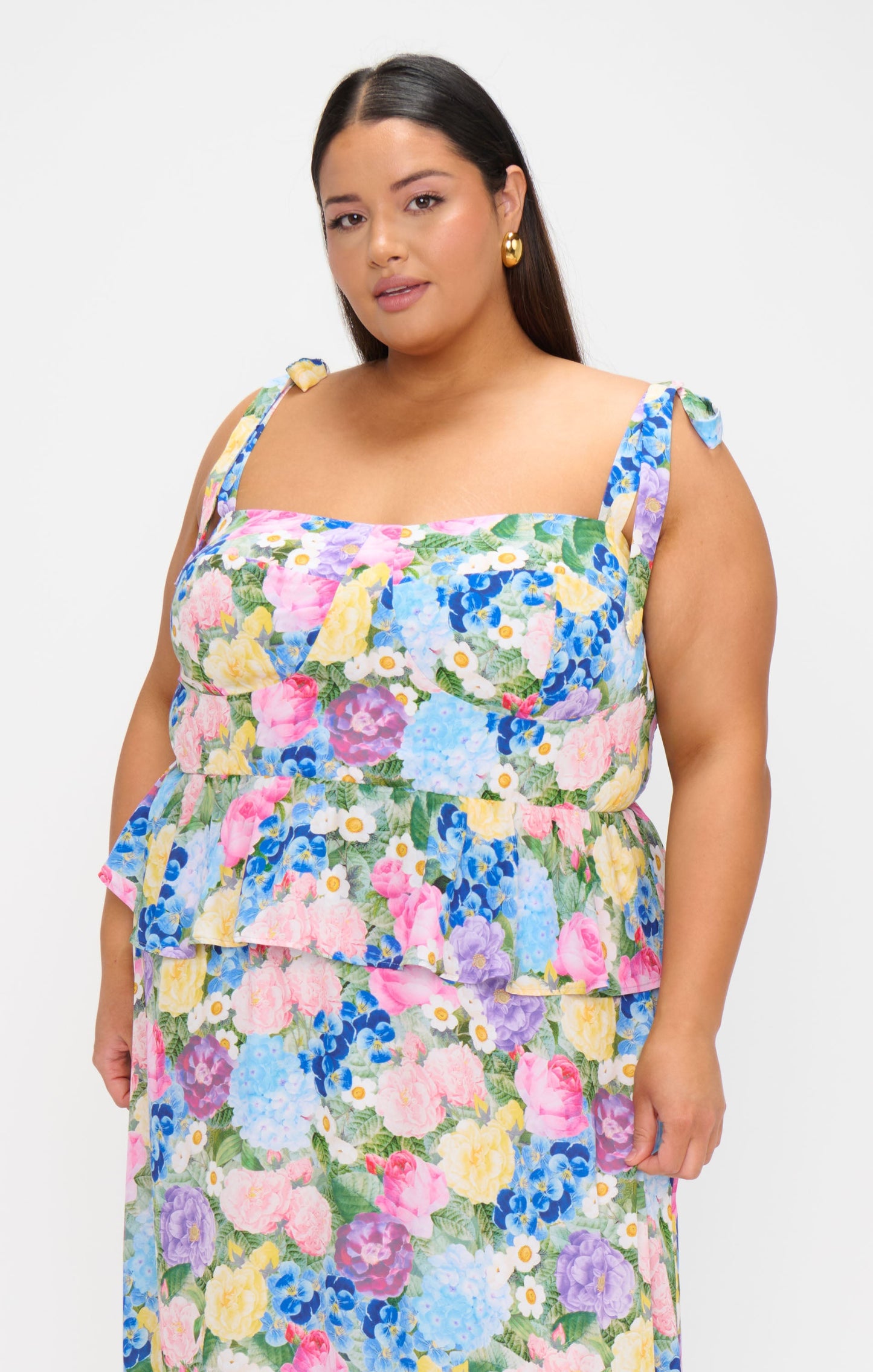 Paxton Midi Dress ~ Flower Shop