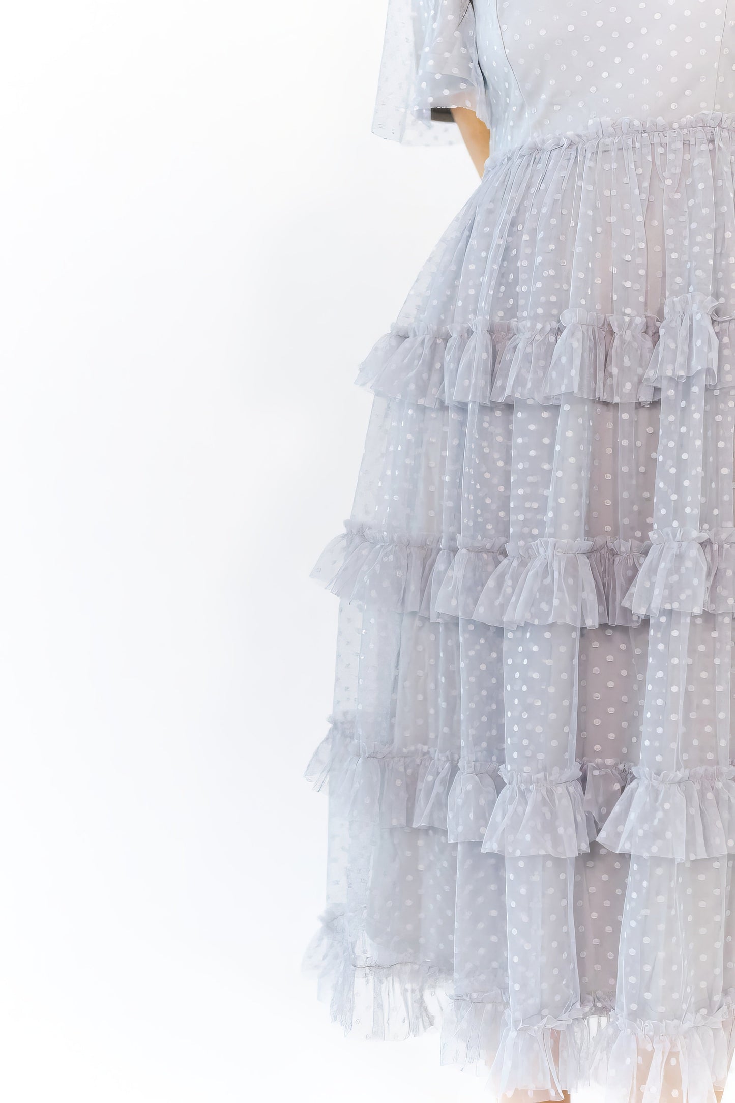 Shannon Tiered Ruffle Skirt Midi Dress