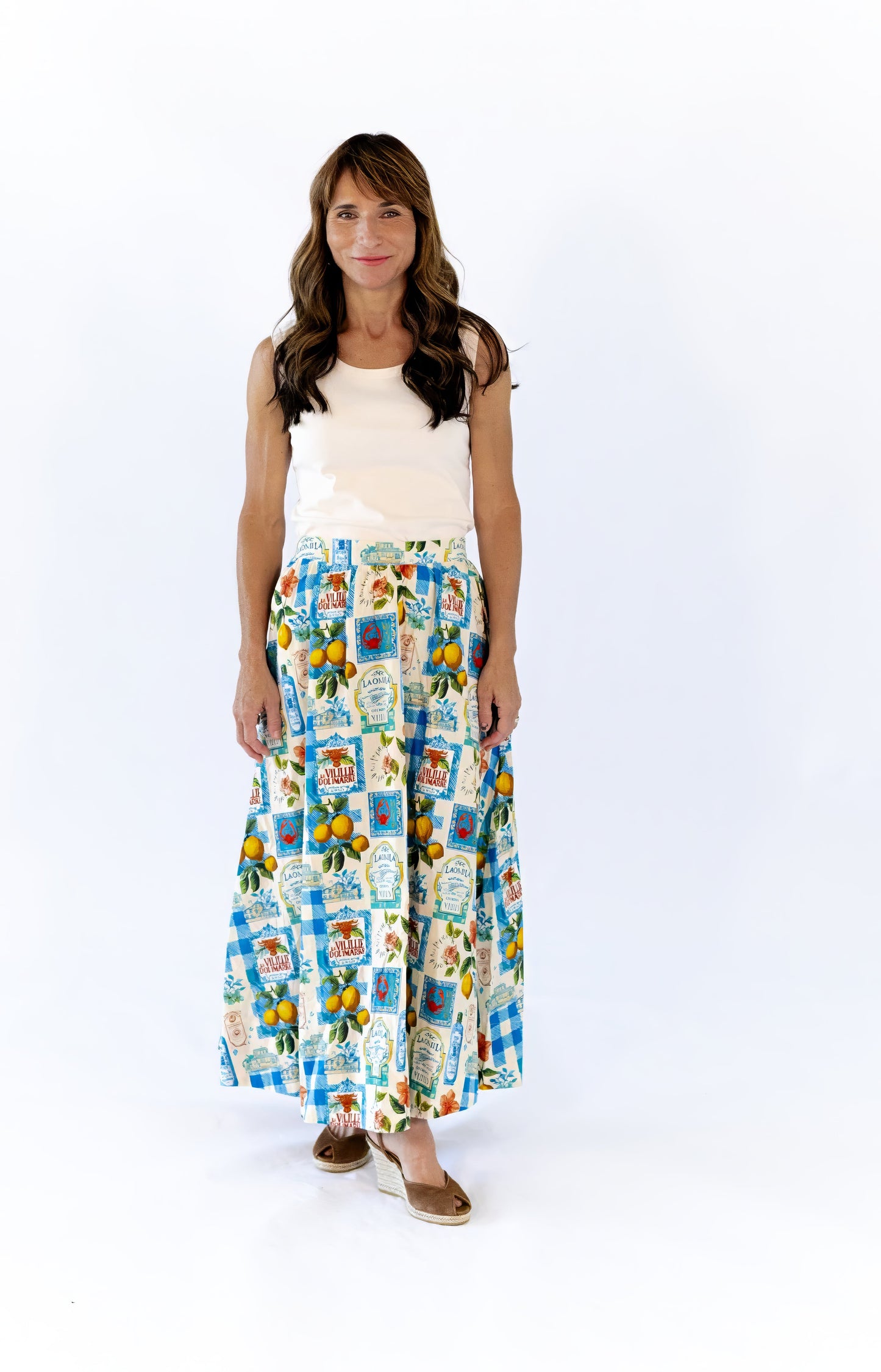 Positano Patchwork Skirt
