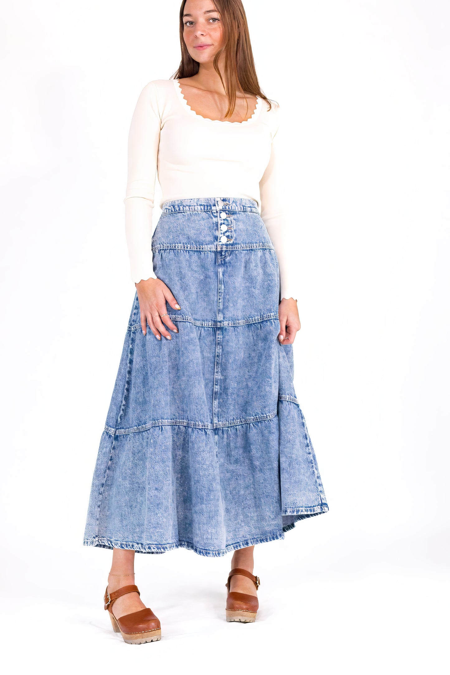 Taylor Acid Washed Skirt ⤫ Restocked