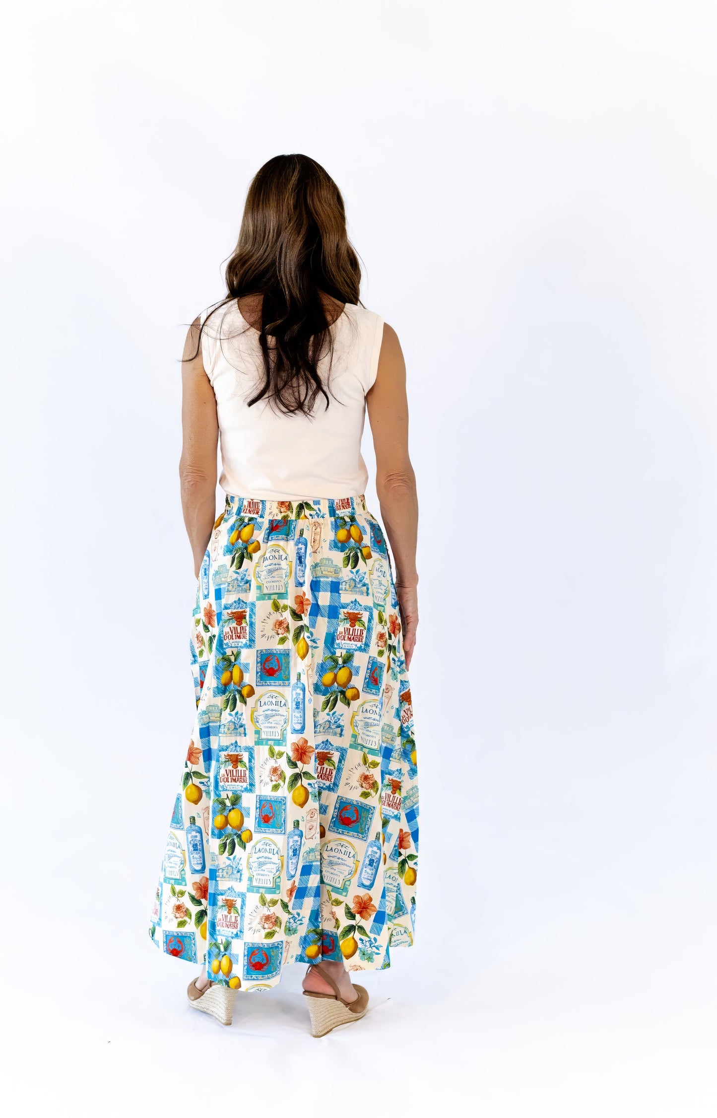 Positano Patchwork Skirt