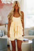 One of These Nights Mini Dress - Yellow