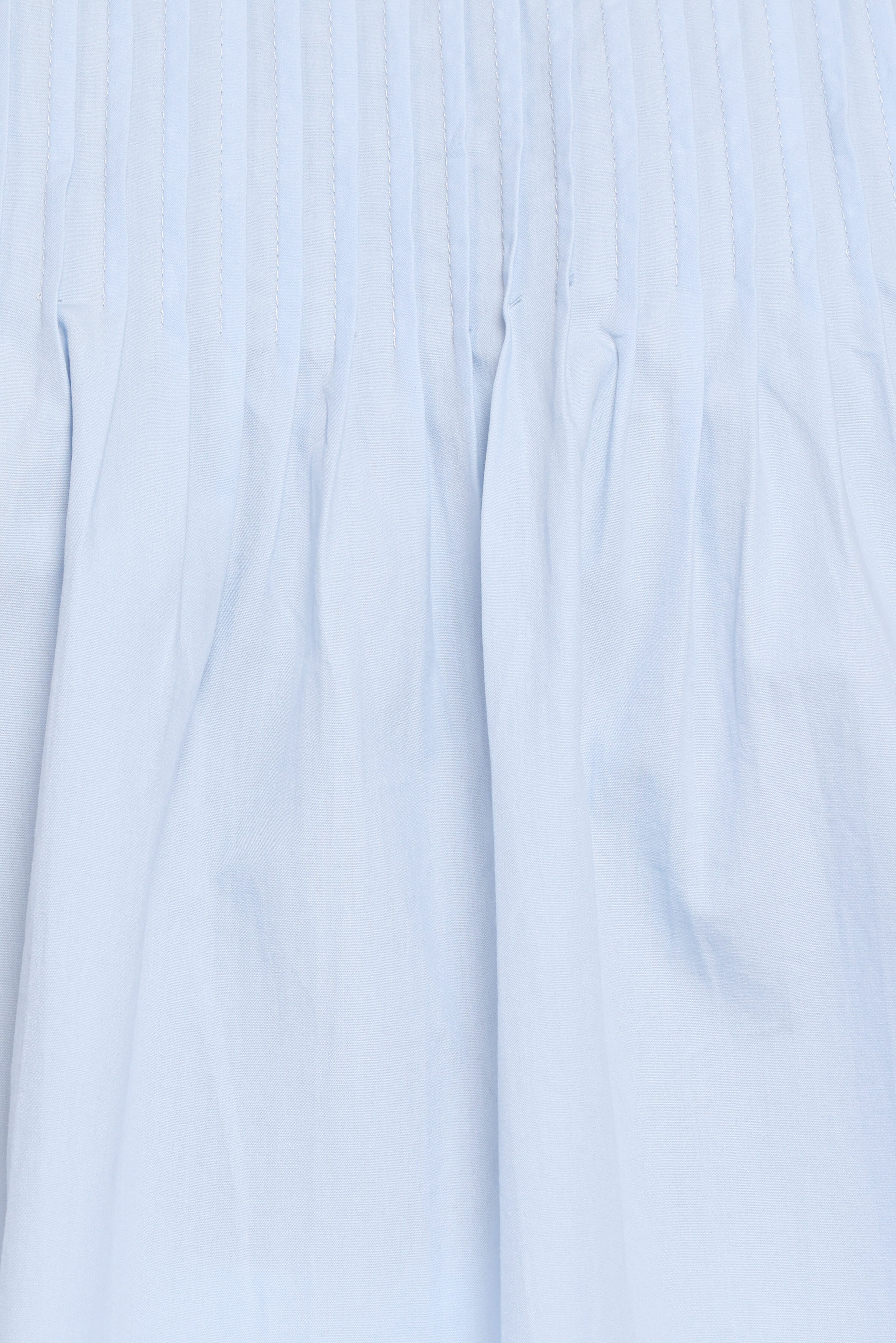 Abbot Pleated Top - Blue